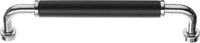 Beslagsboden Pull - polished chrome/black wood BK6351B