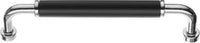 Beslagsboden Pull - polished chrome/black wood BK6351B