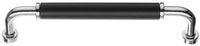 Beslagsboden Pull - polished chrome/black wood BK6351B