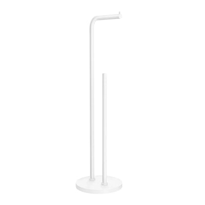 Toilet/Spare Toilet Roll Holder Freestanding White BX1230