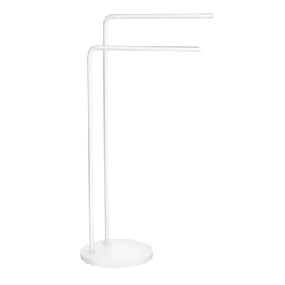 Double Towel Rail Freestanding White BX1231