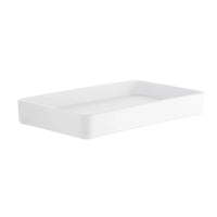 Soap Dish/Tray. Freestanding. White. 180 x 95 mm. BX580