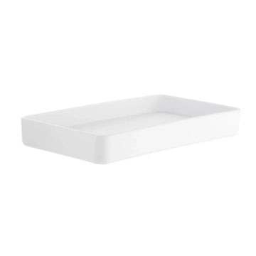 Soap Dish/Tray. Freestanding. White. 180 x 95 mm. BX580
