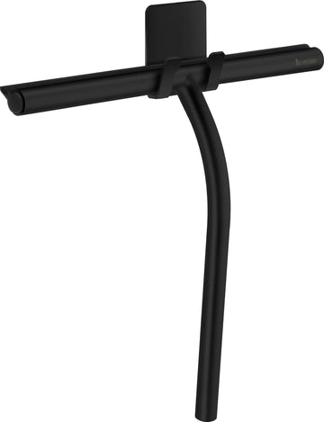 SIDELINE Shower Squeegee with self-adhesive Hook, Black DB2140