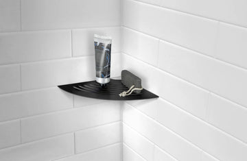 Corner Shelf For Tiling Black Stainless Steel DB3064
