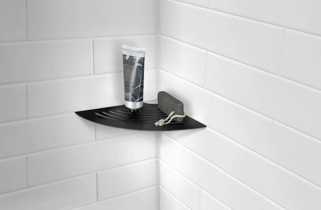 Corner Shelf For Tiling Black Stainless Steel DB3064