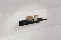 SIDELINE Shower Shelf. Self-adhesive. Black. 250 x 105 mm. DB4100