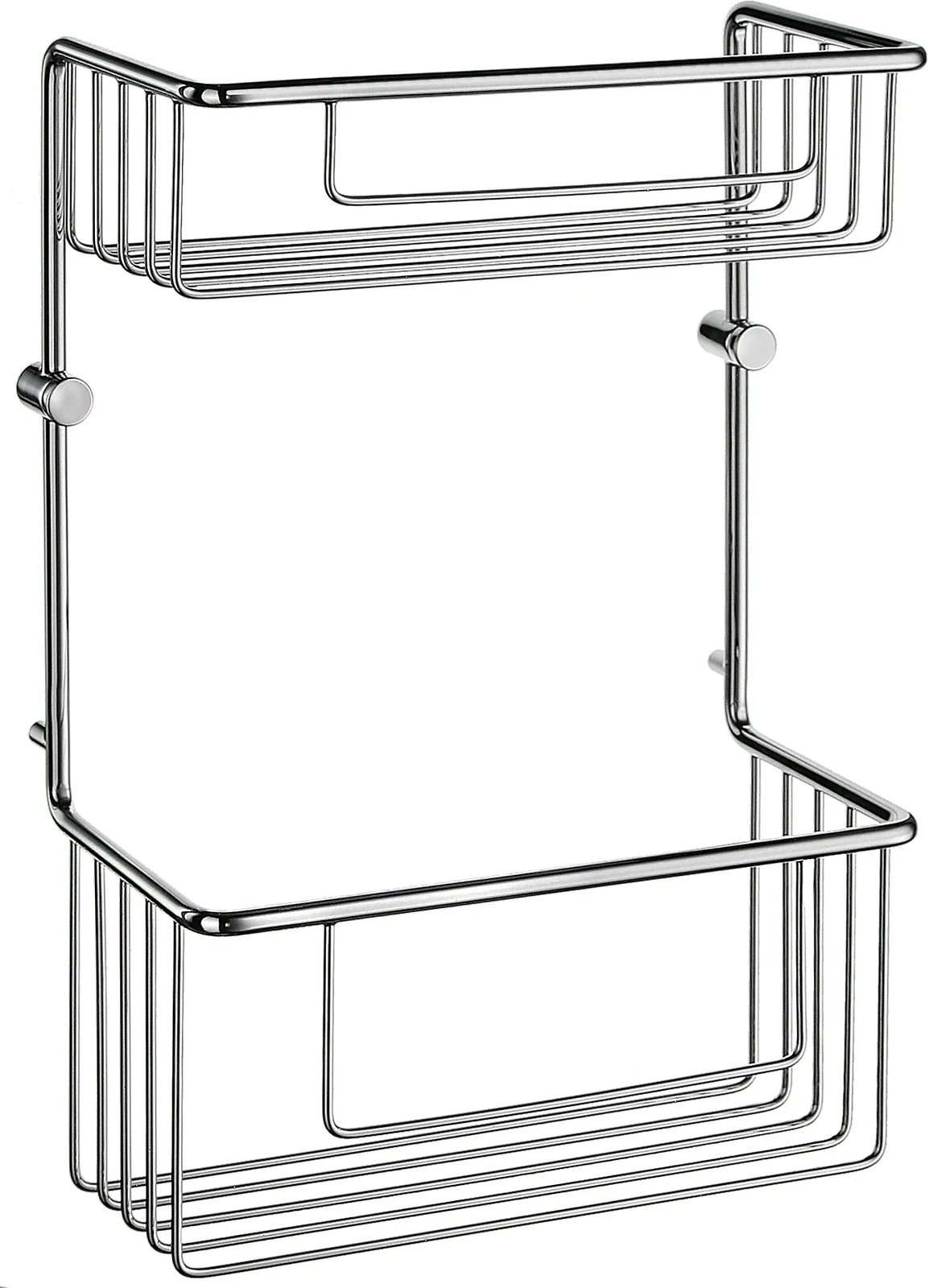SIDELINE Basic Soap Basket, Double in Polished Chrome DK1031