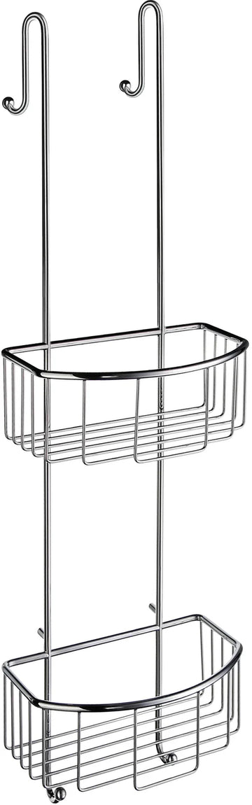SIDELINE Basic Shower Basket, Double in Polished Chrome DK1041