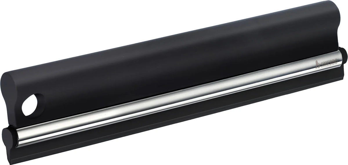 SIDELINE Shower Squeegee with easy-grip handle in Polished Chrome/Black ABS DK2130