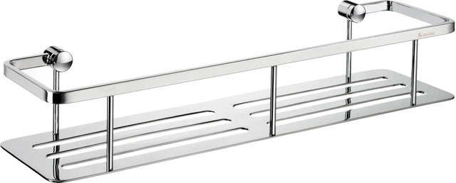 SIDELINE Design Shower Basket in Polished Chrome and Solid Brass Construction DK3005