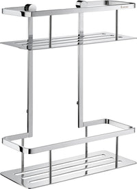 SIDELINE Shower Basket, Double, Polished Chrome, H 322 mm DK3012