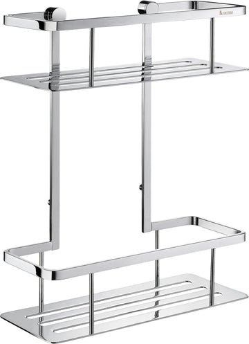 SIDELINE Shower Basket, Double, Polished Chrome, H 322 mm DK3012