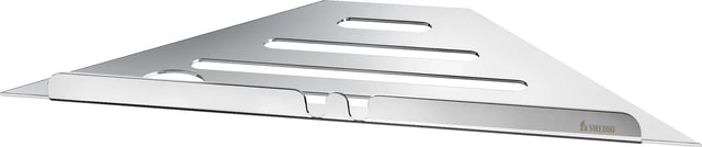 SIDELINE Grout Line Corner Shelf in Polished Stainless Steel DK3060