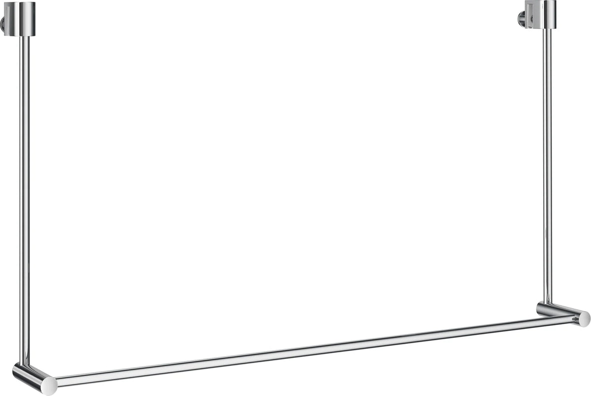 SIDELINE Towel Rail for Glass Shower Panel in Polished Chrome DK3101