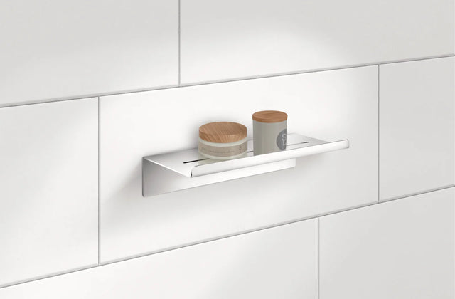SIDELINE Shower Shelf. Self-adhesive. Chromed. 250 x 105 mm. DK4100