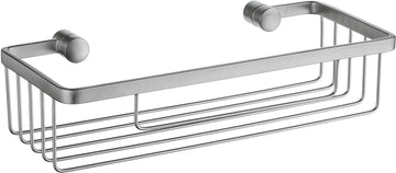 SIDELINE Deisgn Shower Basket in Brushed Chrome DS2001