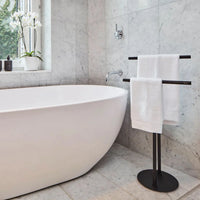 Freestanding double "T" towel stand FB616