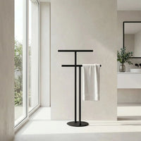 Freestanding double "T" towel stand FB616