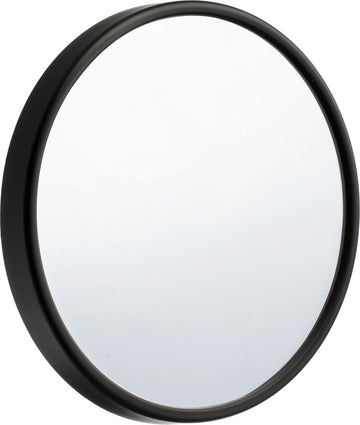 OUTLINE Make-up Mirror with Suction Cups, 12x Magnification, Matt Black FB622