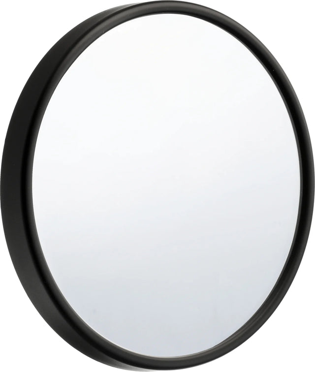 OUTLINE Make-up Mirror with Suction Cups, 12x Magnification, Matt Black FB622