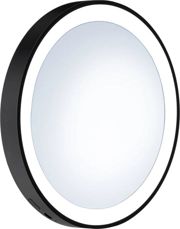 OUTLINE Make-up Mirror with Suction Cups, LED, X7, Black FB625