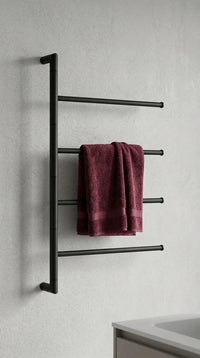 Wall-mounted 4 swivel arm towel bar FB634