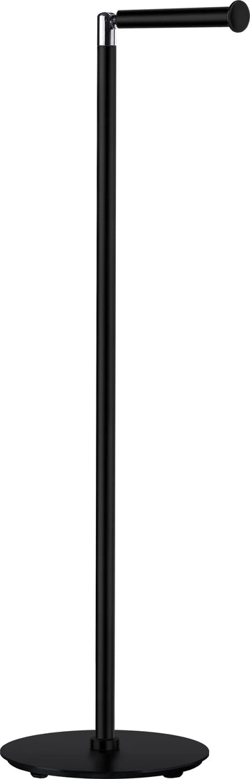 OUTLINE Toilet Roll Holder/Spare Toilet Roll Holder, Black FB635