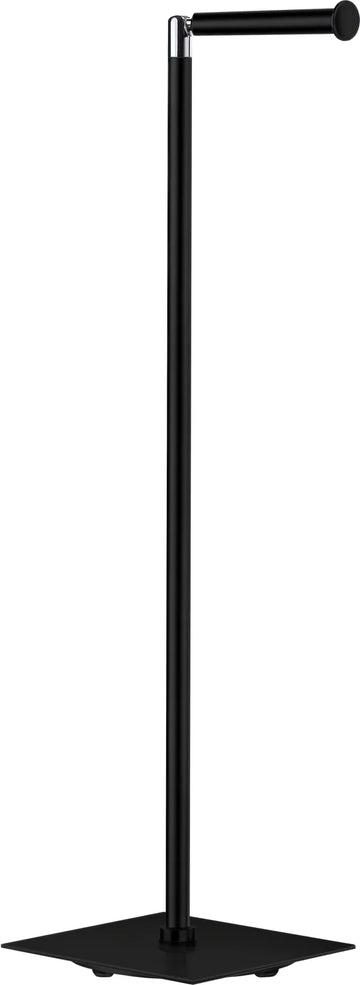 OUTLINE Toilet Roll Holder/Spare Toilet Roll Holder, Free Standing, Black FB636