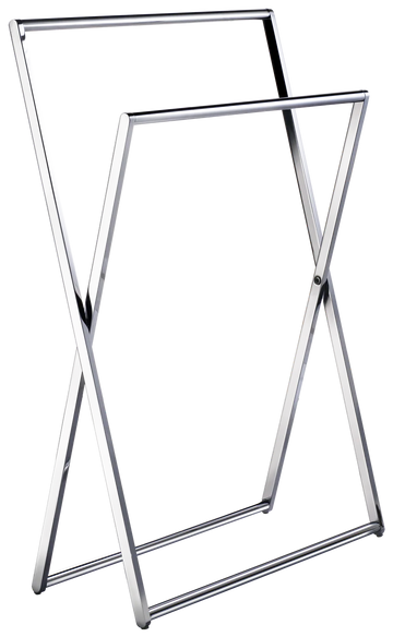 Outline Freestanding Towel Rail In Polished Chrome FK309