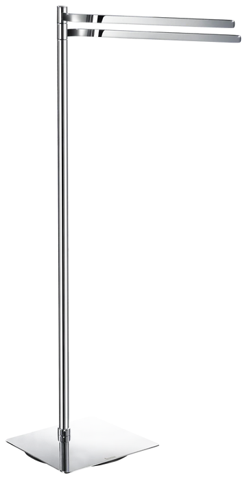 Outline Double Towel Rail Free Standing In Polished Chrome FK325