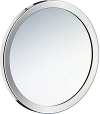OUTLINE Magnetic Shaving/Make-up Mirror - Self-Adhesive wall plate in Polished Chrome FK442