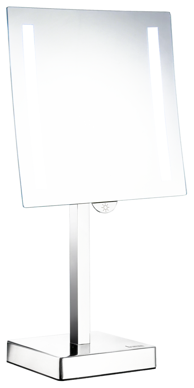 Outline Led Lighted 5x's Make-up Mirror In Polished Chrome FK473E