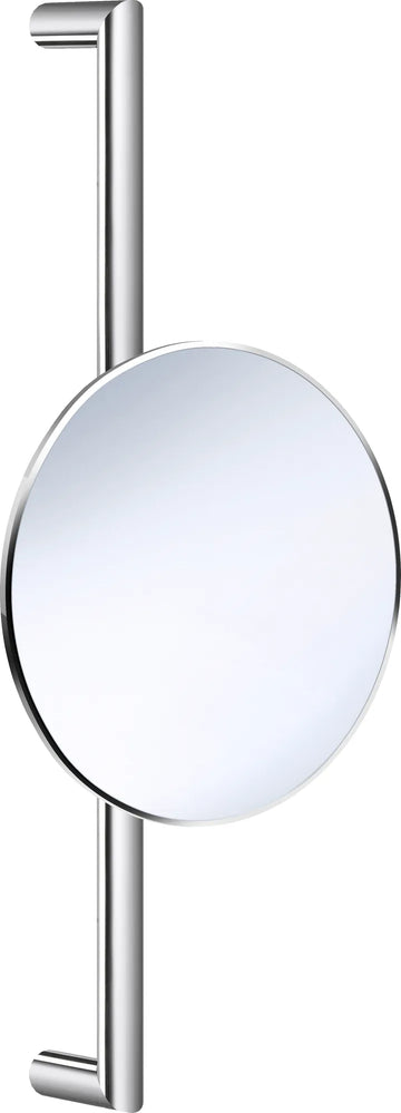 Wallmounted adjustable height make-up/shaving mirror- 7x's magnification FK493