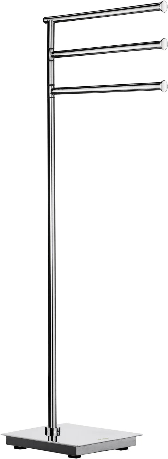 OUTLINE Triple Swing Arm Towel Rail in Stainless Steel Polished FK604