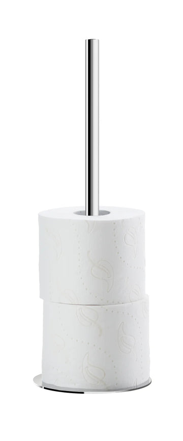 OUTLINE Spare Toilet Roll Holder. Freestanding. For 3 rolls. Polished. FK611