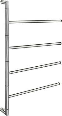 OUTLINE Towel Bar, 4 Swivel Arms for Towels in Stainless Steel Polished FK634