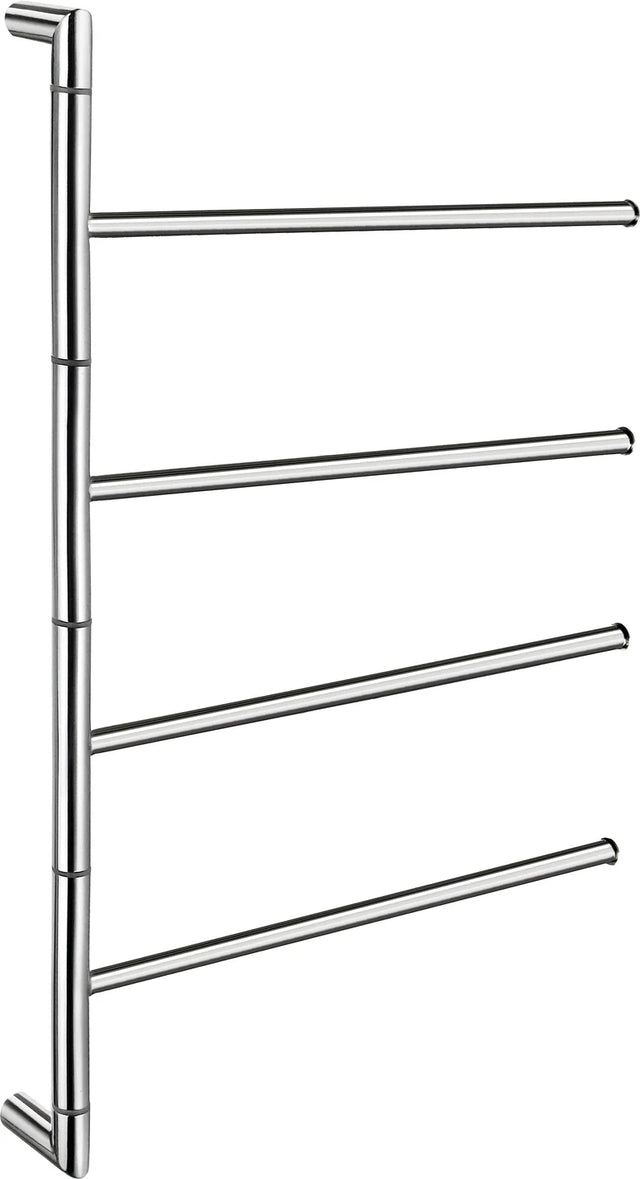 OUTLINE Towel Bar, 4 Swivel Arms for Towels in Stainless Steel Polished FK634