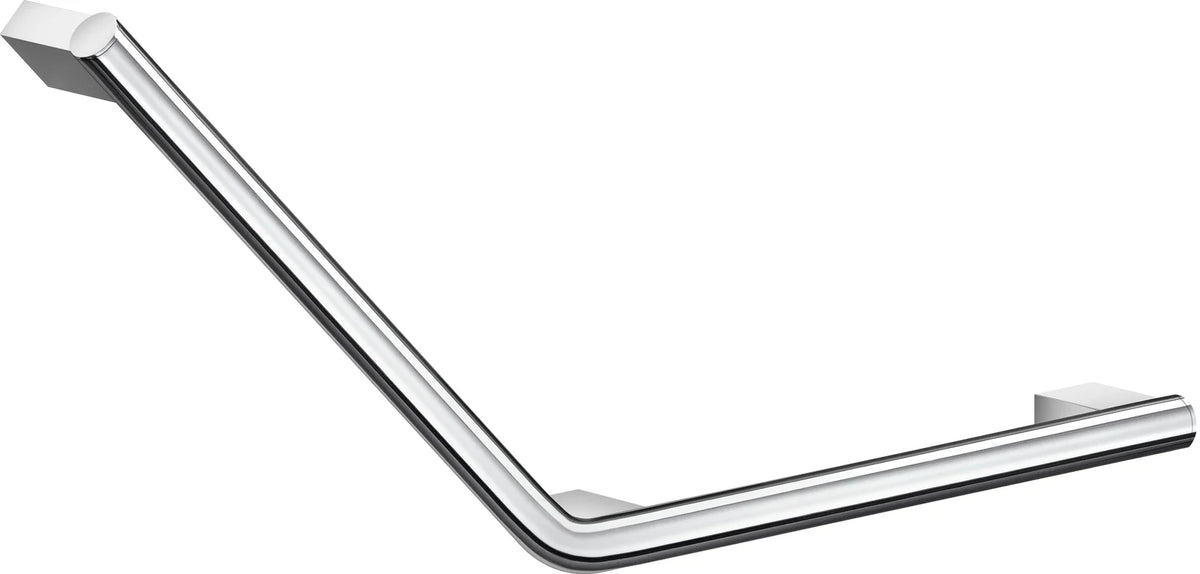 LIVING Grab Bar V-shape, Left. Chromed stainless steel, 400 x 400 mm FK812