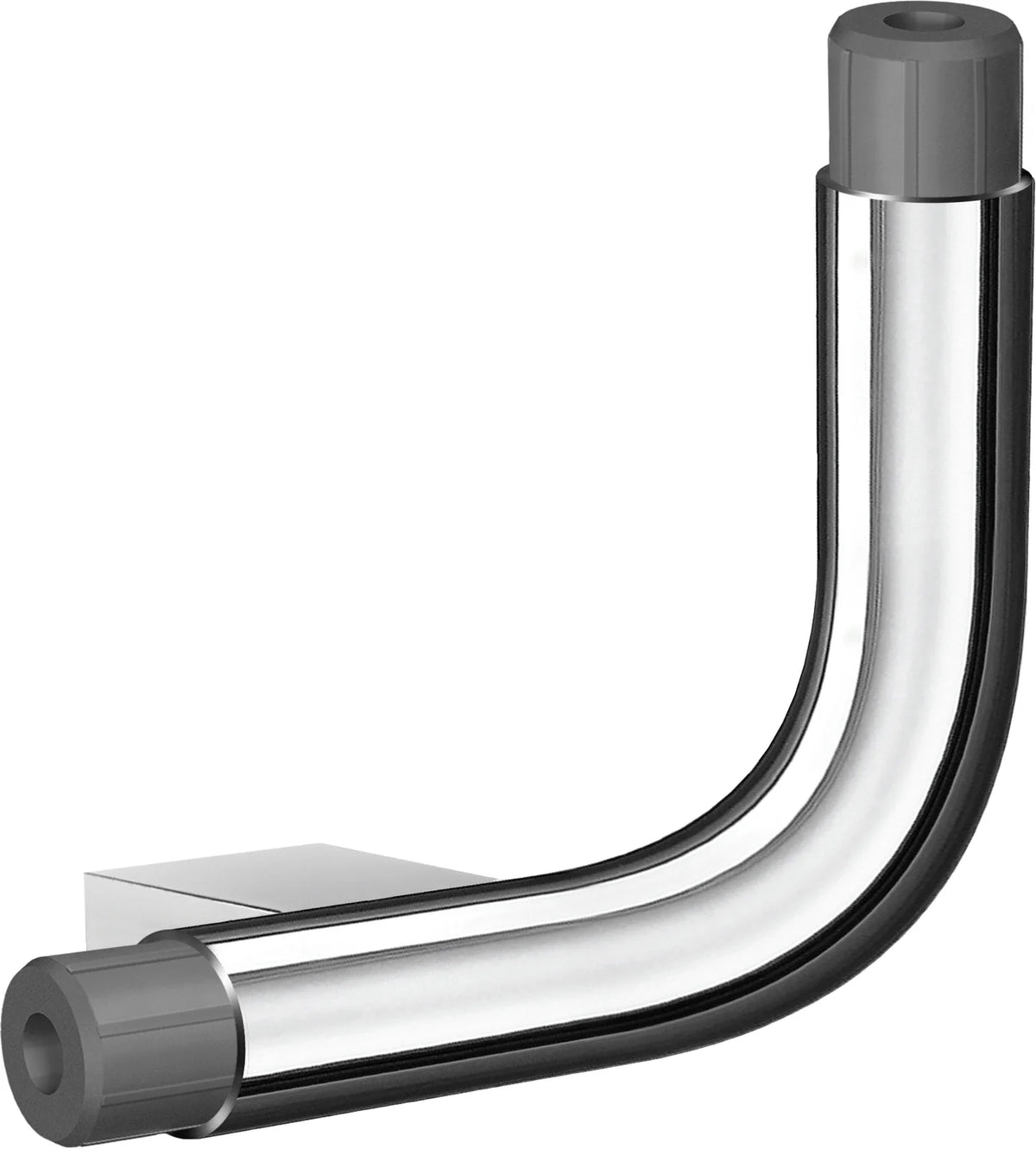 LIVING Connection L shape for Grab bar, Right, Chromed, 130 x 130 mm FK831