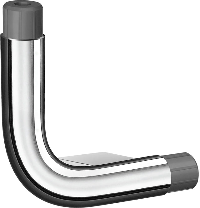 LIVING Connection L-shape for Grab bar, Left, Chromed, 130x130 mm FK833