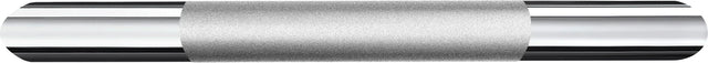 LIVING Footrest, corner, Chromed stainless steel, Length 293 mm FK841