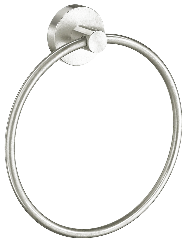 Home Towel Ring In Brushed Nickel H344N