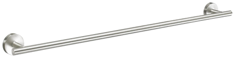 Home Single Towel Rail In Brushed Nickel H3464N