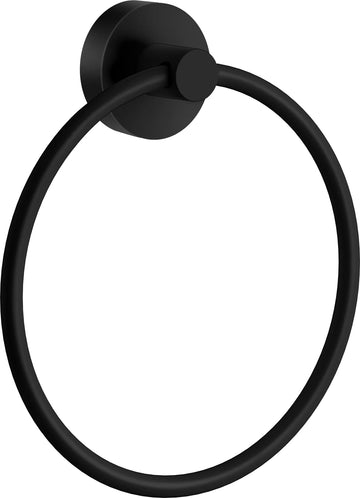 HOME Towel Ring, Black, Diameter 170 mm HB344