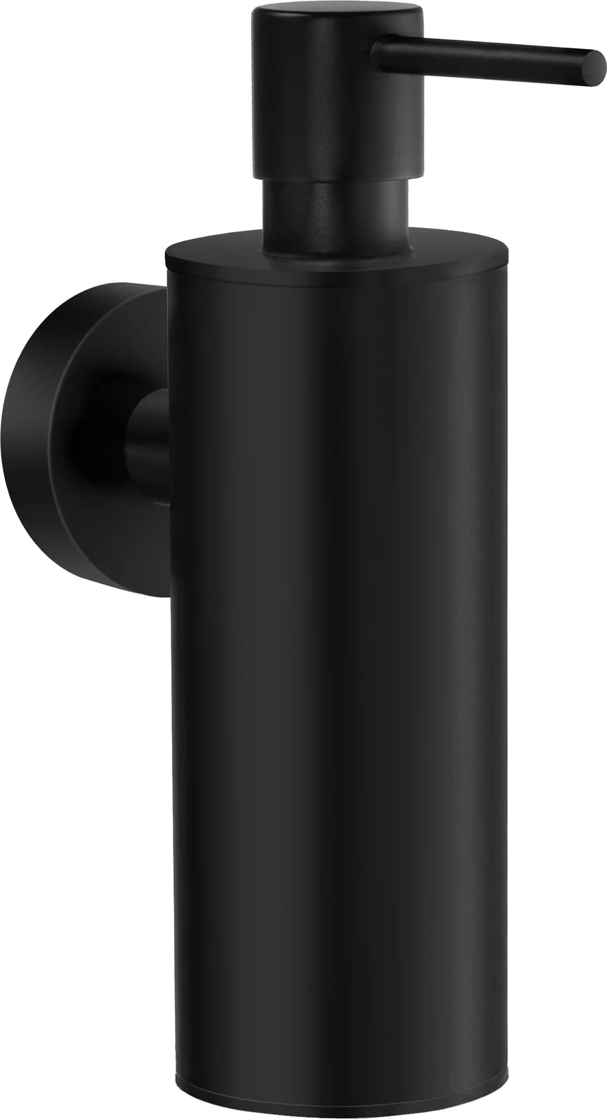 HOME Soap Dispenser, Black, Wallmounted, Height 160 mm HB370