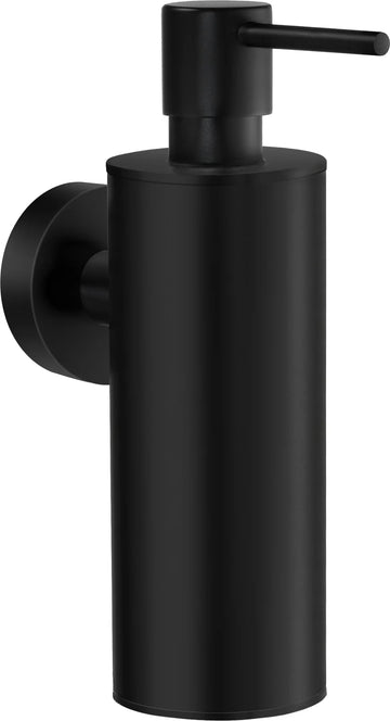 HOME Soap Dispenser, Black, Wallmounted, Height 160 mm HB370