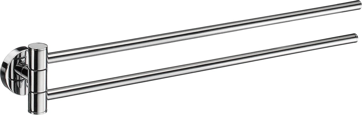 HOME Swing Arm Towel Rail in Polished Chrome HK326