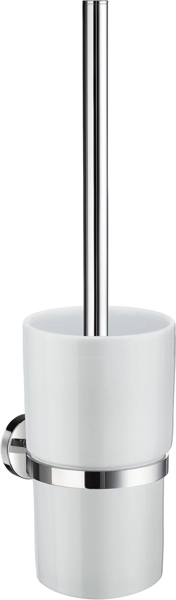 HOME Toilet Brush, Polished Chrome/Porcelain. Height 380 mm. HK333P