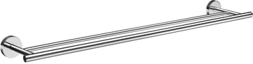 HOME Double Towel Rail in Polished Chrome. Length 648 mm. HK3364